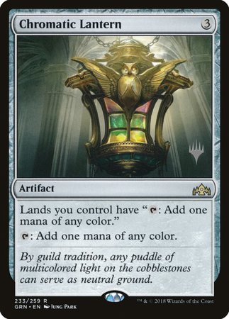 Chromatic Lantern [Guilds of Ravnica Promos] | Exor Games Truro