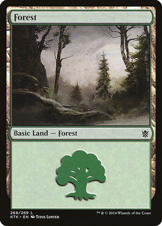 Forest (268) [Khans of Tarkir] | Exor Games Truro