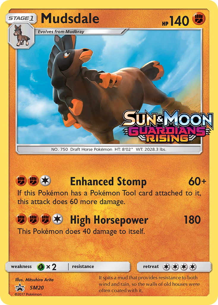Mudsdale (SM20) [Sun & Moon: Black Star Promos] | Exor Games Truro