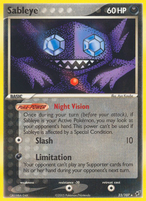 Sableye (23/107) [EX: Deoxys] | Exor Games Truro