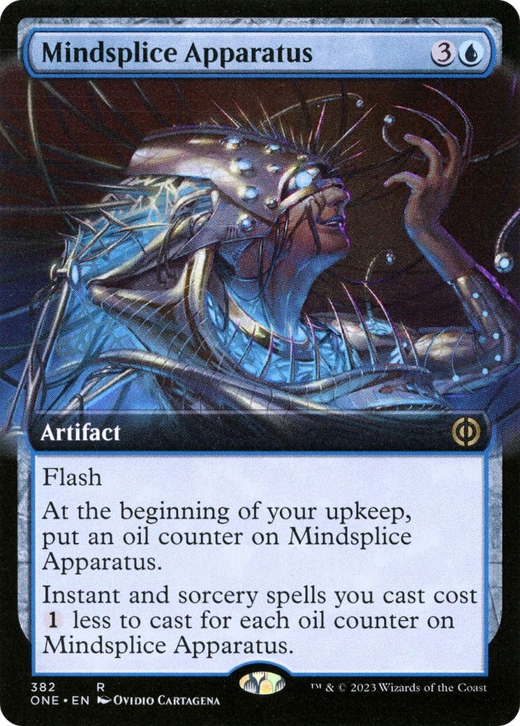 Mindsplice Apparatus (Extended Art) [Phyrexia: All Will Be One] | Exor Games Truro