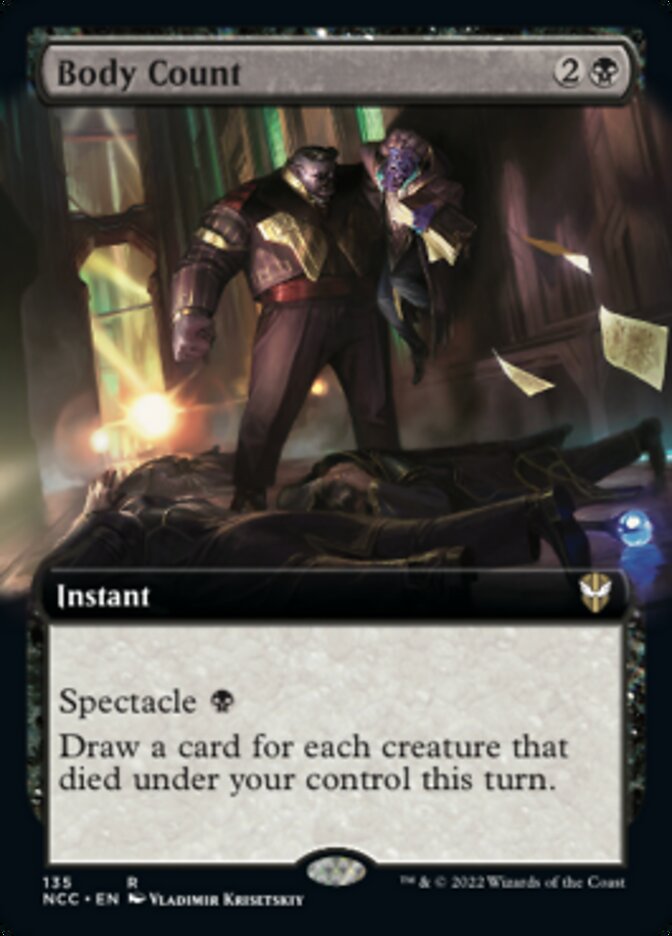 Body Count (Extended Art) [Streets of New Capenna Commander] | Exor Games Truro