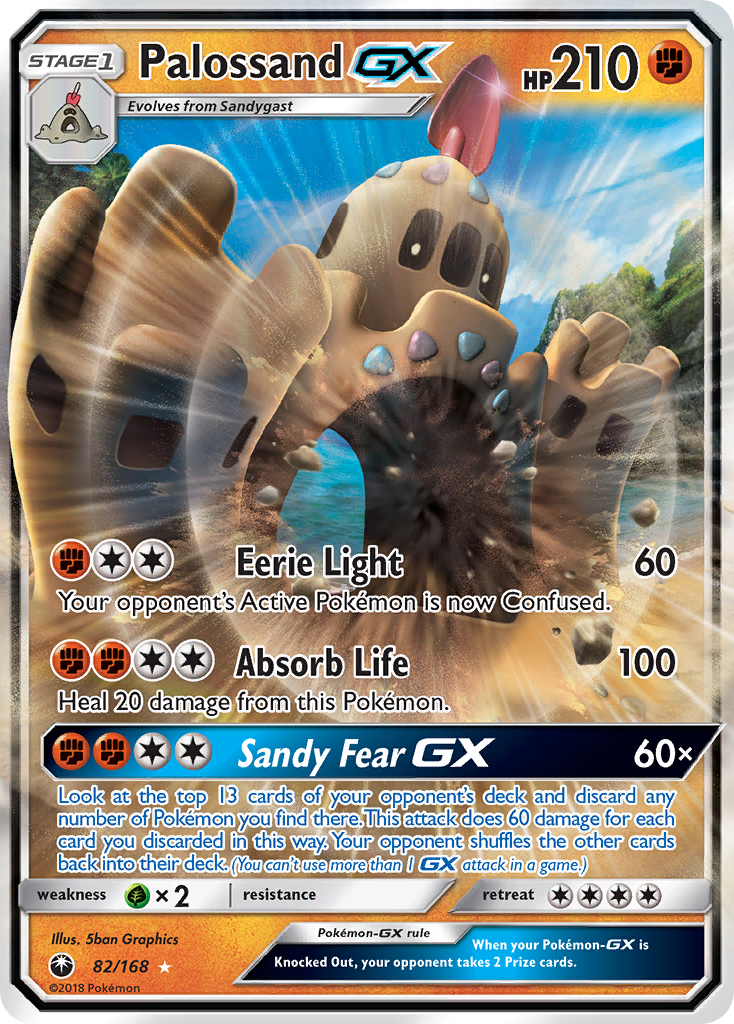 Palossand GX (82/168) [Sun & Moon: Celestial Storm] | Exor Games Truro