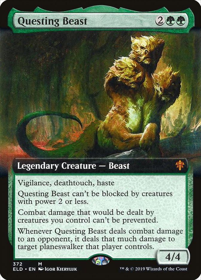 Questing Beast (Extended Art) [Throne of Eldraine] | Exor Games Truro