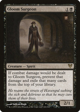 Gloom Surgeon [Avacyn Restored] | Exor Games Truro