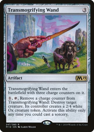 Transmogrifying Wand [Core Set 2019] | Exor Games Truro