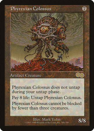 Phyrexian Colossus [Urza's Saga] | Exor Games Truro