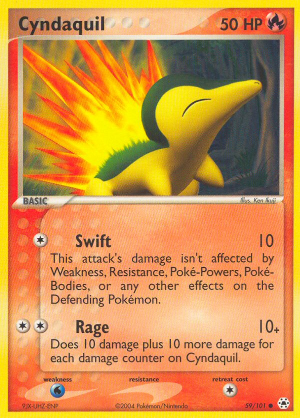 Cyndaquil (59/101) [EX: Hidden Legends] | Exor Games Truro