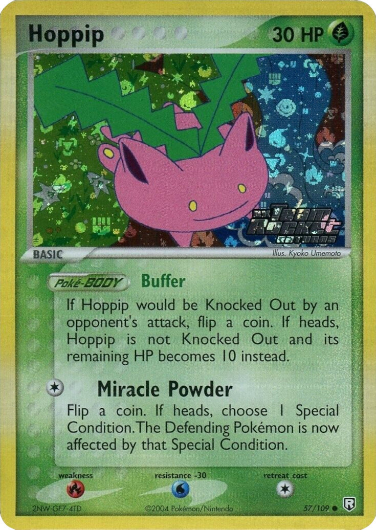 Hoppip (57/109) (Stamped) [EX: Team Rocket Returns] | Exor Games Truro