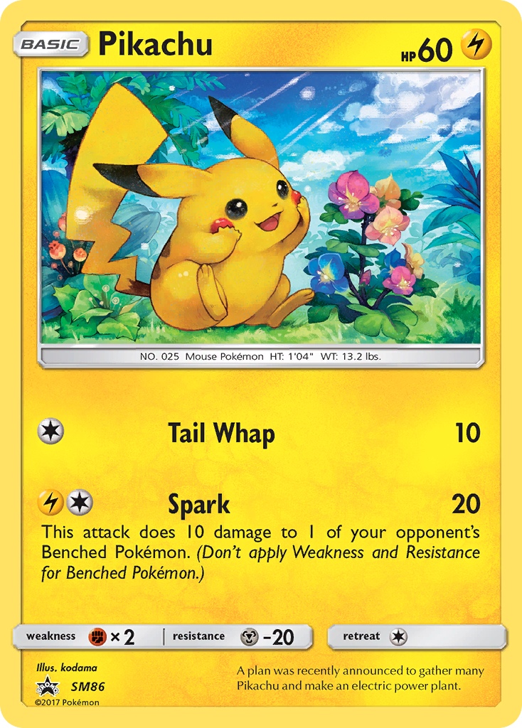 Pikachu (SM86) [Sun & Moon: Black Star Promos] | Exor Games Truro