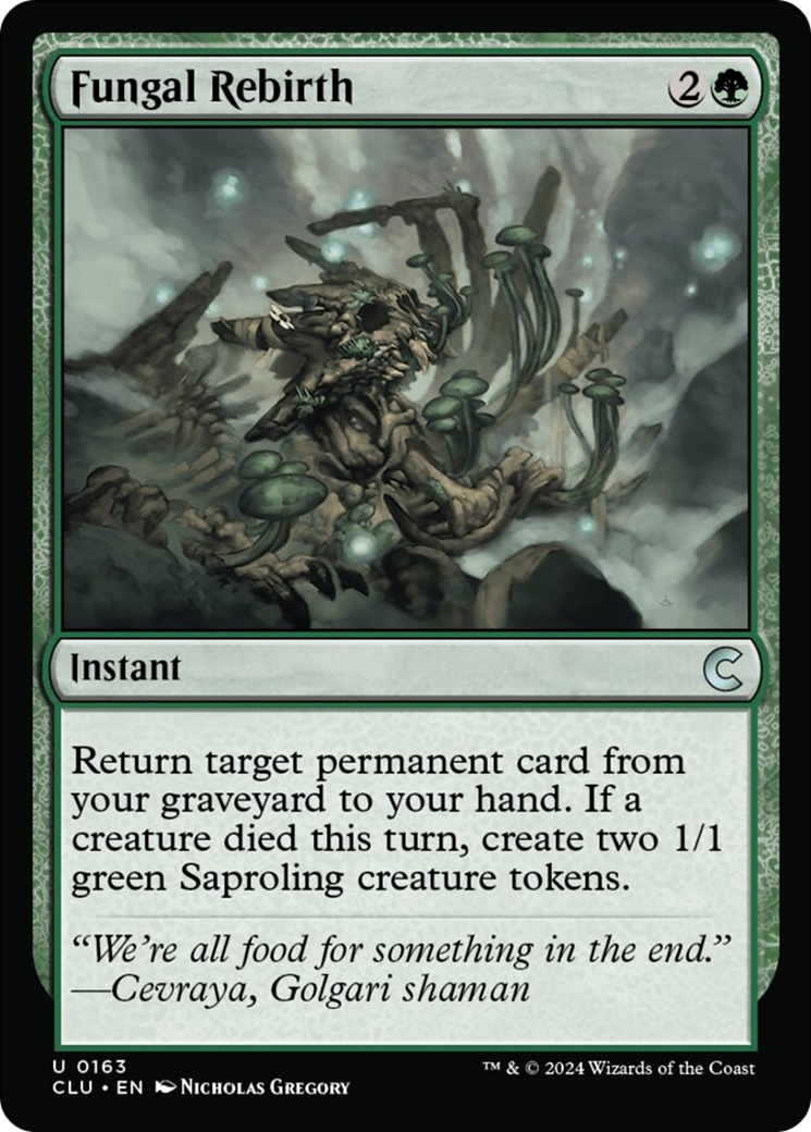 Fungal Rebirth [Ravnica: Clue Edition] | Exor Games Truro