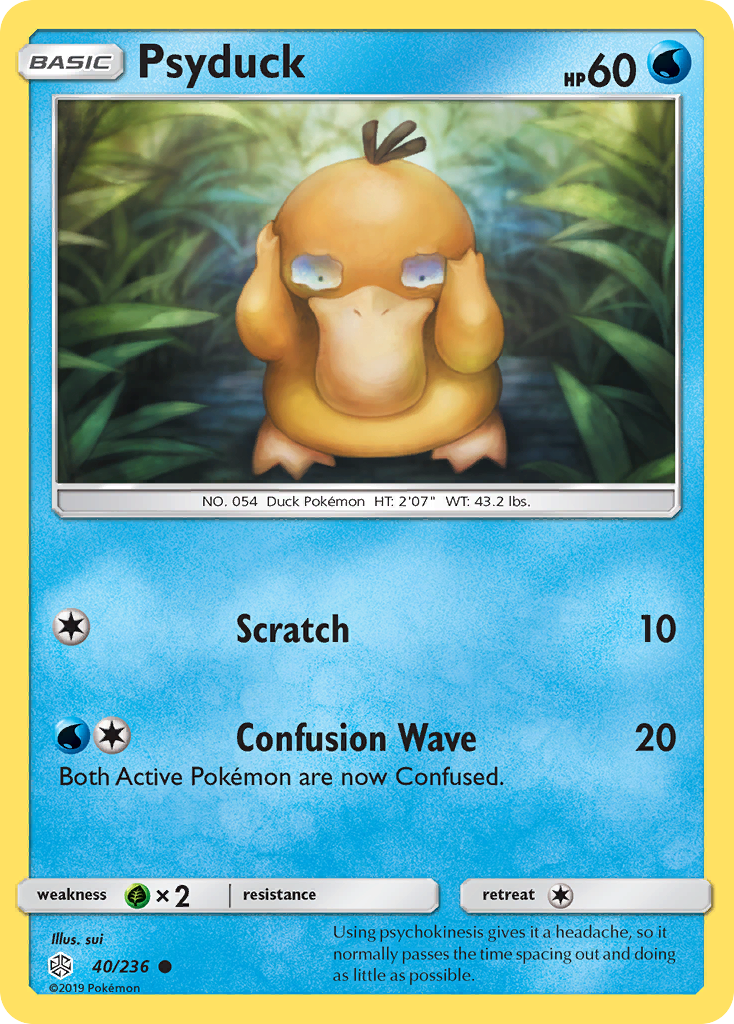 Psyduck (40/236) [Sun & Moon: Cosmic Eclipse] | Exor Games Truro