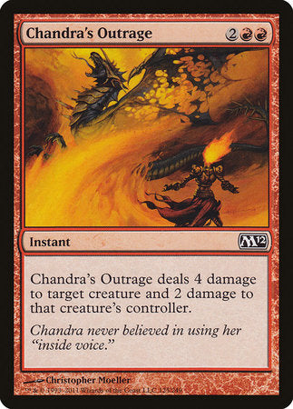 Chandra's Outrage [Magic 2012] | Exor Games Truro