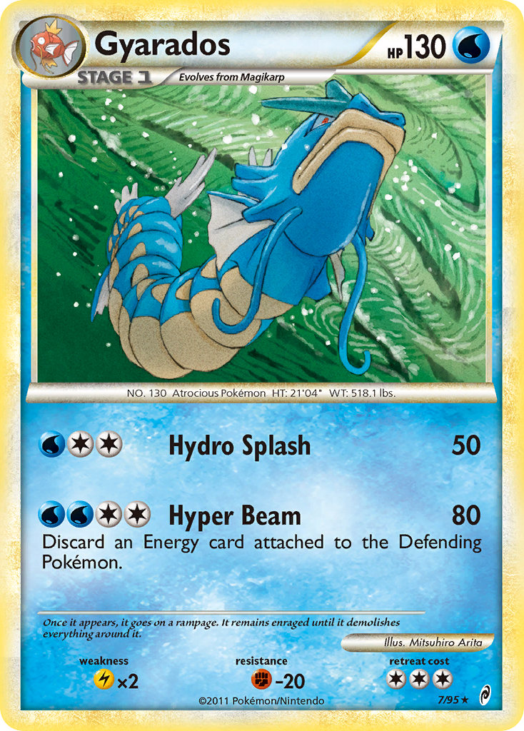 Gyarados (7/95) [HeartGold & SoulSilver: Call of Legends] | Exor Games Truro