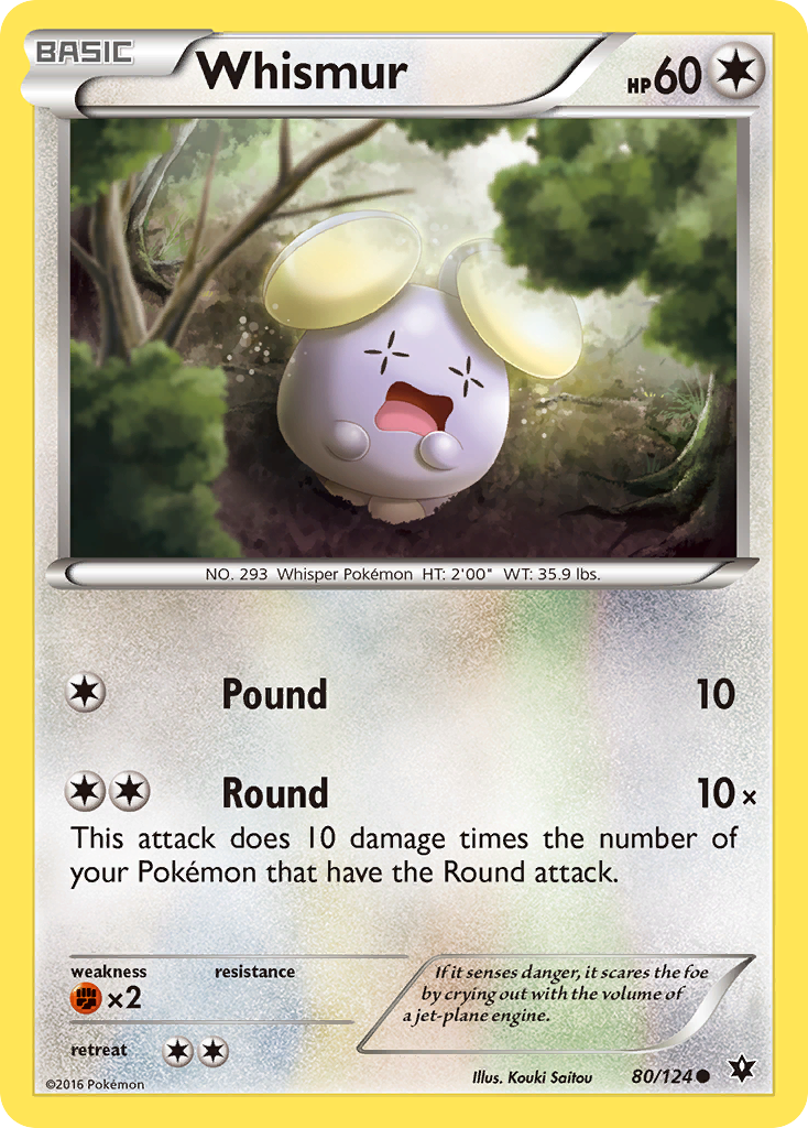 Whismur (80/124) [XY: Fates Collide] | Exor Games Truro