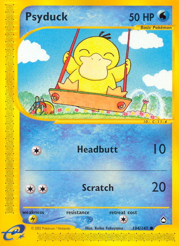 Psyduck (104/147) [Aquapolis] | Exor Games Truro