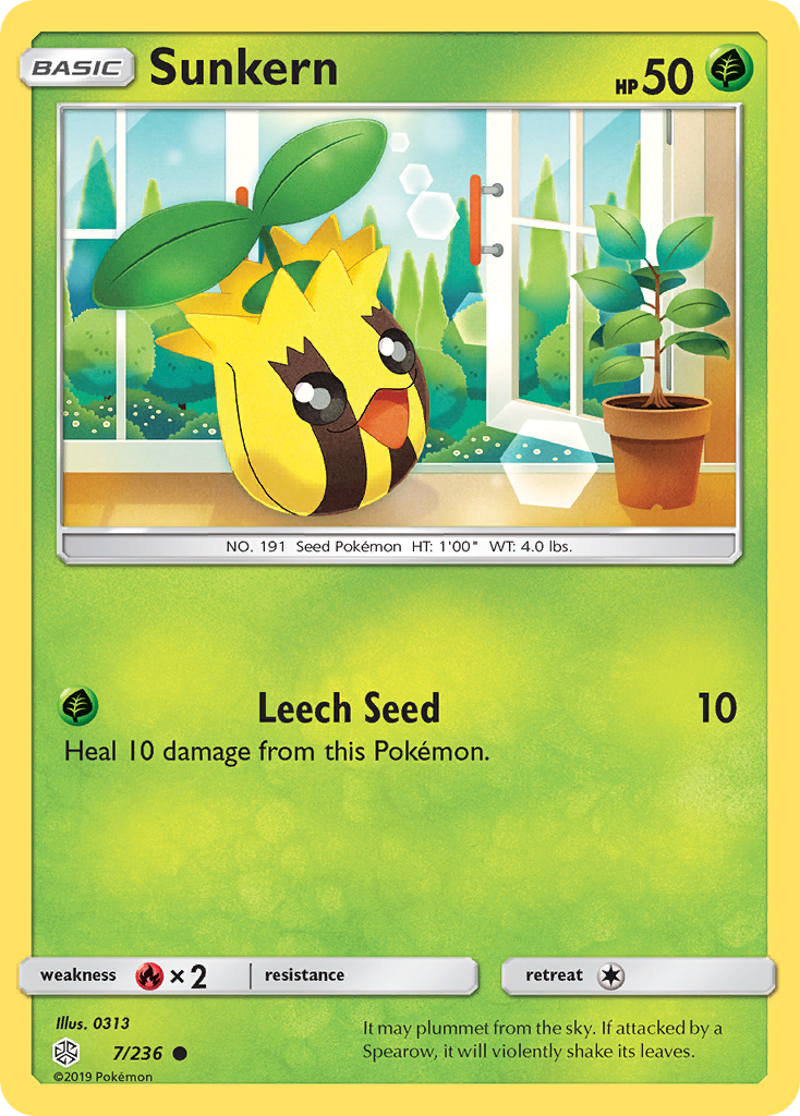 Sunkern (7/236) [Sun & Moon: Cosmic Eclipse] | Exor Games Truro