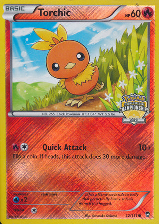 Torchic (12/111) (City Championship Promo) [XY: Furious Fists] | Exor Games Truro