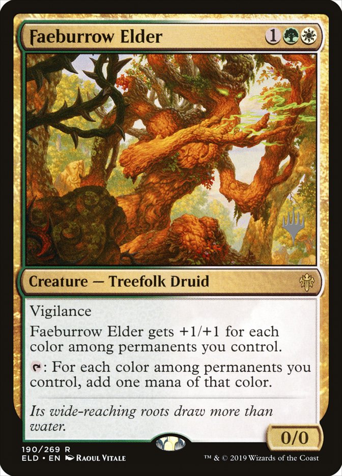 Faeburrow Elder (Promo Pack) [Throne of Eldraine Promos] | Exor Games Truro