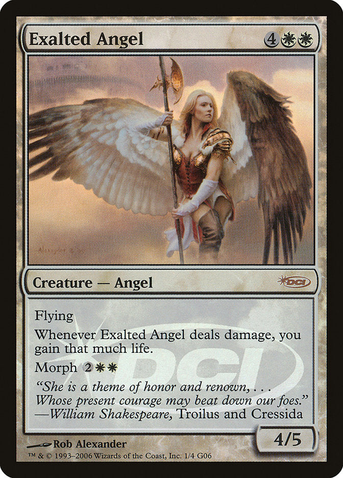 Exalted Angel [Judge Gift Cards 2006] | Exor Games Truro