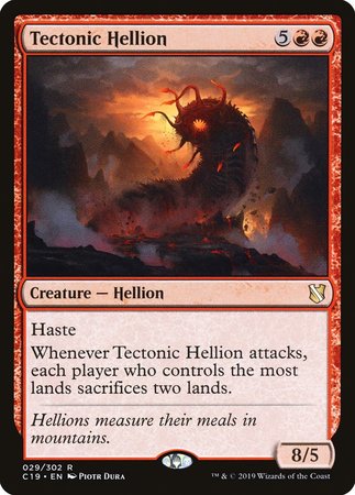 Tectonic Hellion [Commander 2019] | Exor Games Truro