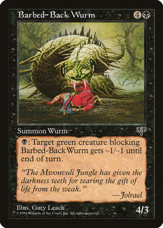 Barbed-Back Wurm [Mirage] | Exor Games Truro