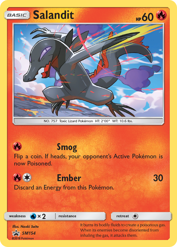 Salandit (SM154) [Sun & Moon: Black Star Promos] | Exor Games Truro