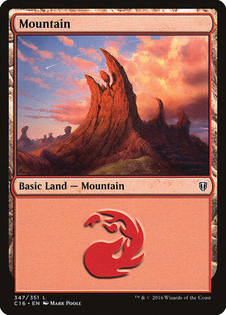 Mountain (347) [Commander 2016] | Exor Games Truro