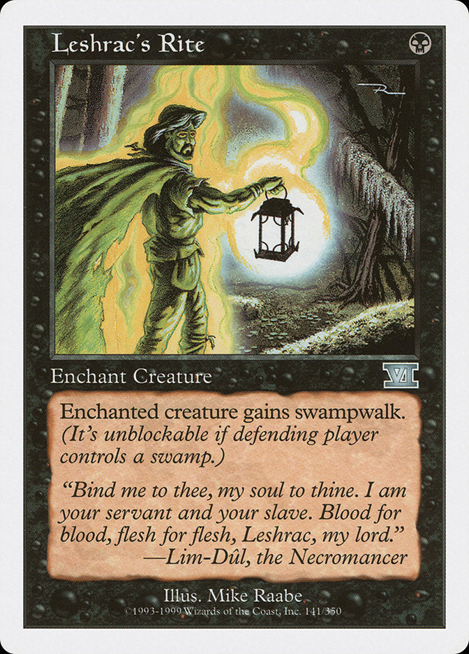 Leshrac's Rite [Classic Sixth Edition] | Exor Games Truro