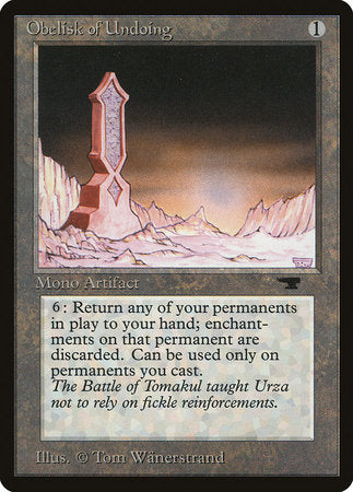 Obelisk of Undoing [Antiquities] | Exor Games Truro