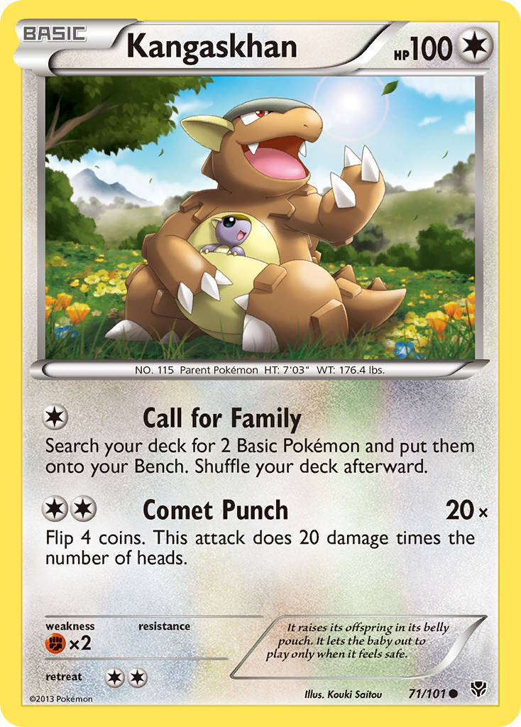 Kangaskhan (71/101) [Black & White: Plasma Blast] | Exor Games Truro