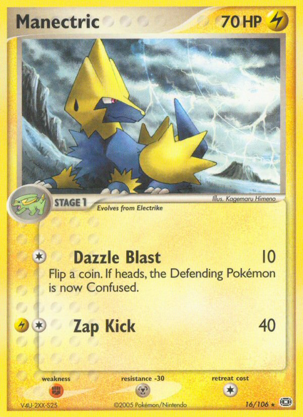 Manectric (16/106) [EX: Emerald] | Exor Games Truro