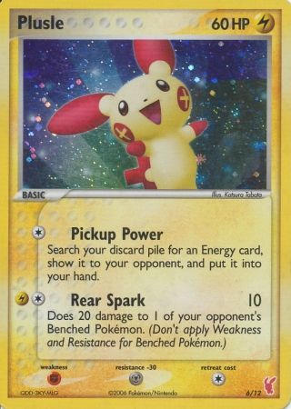 Plusle (6/12) [EX: Trainer Kit 2 - Plusle] | Exor Games Truro