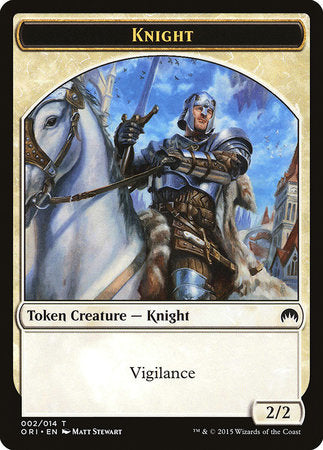 Knight Token [Magic Origins Tokens] | Exor Games Truro