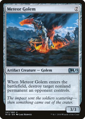Meteor Golem [Core Set 2019] | Exor Games Truro