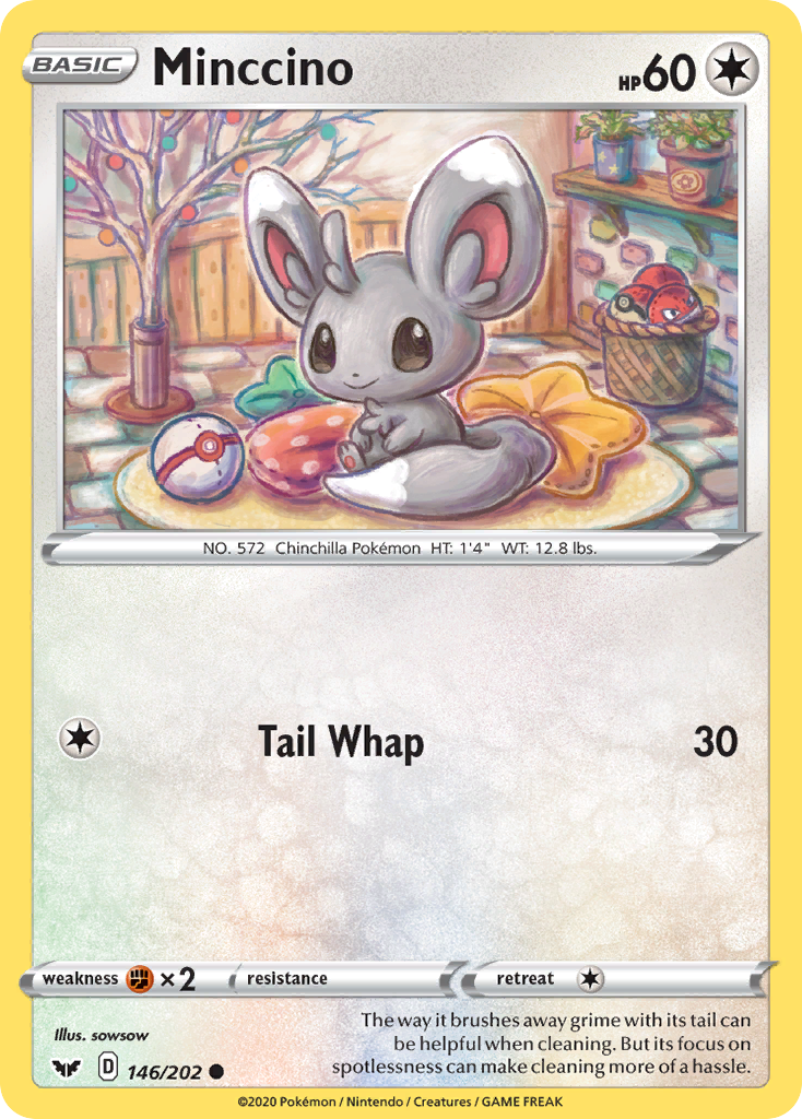 Minccino (146/202) [Sword & Shield: Base Set] | Exor Games Truro