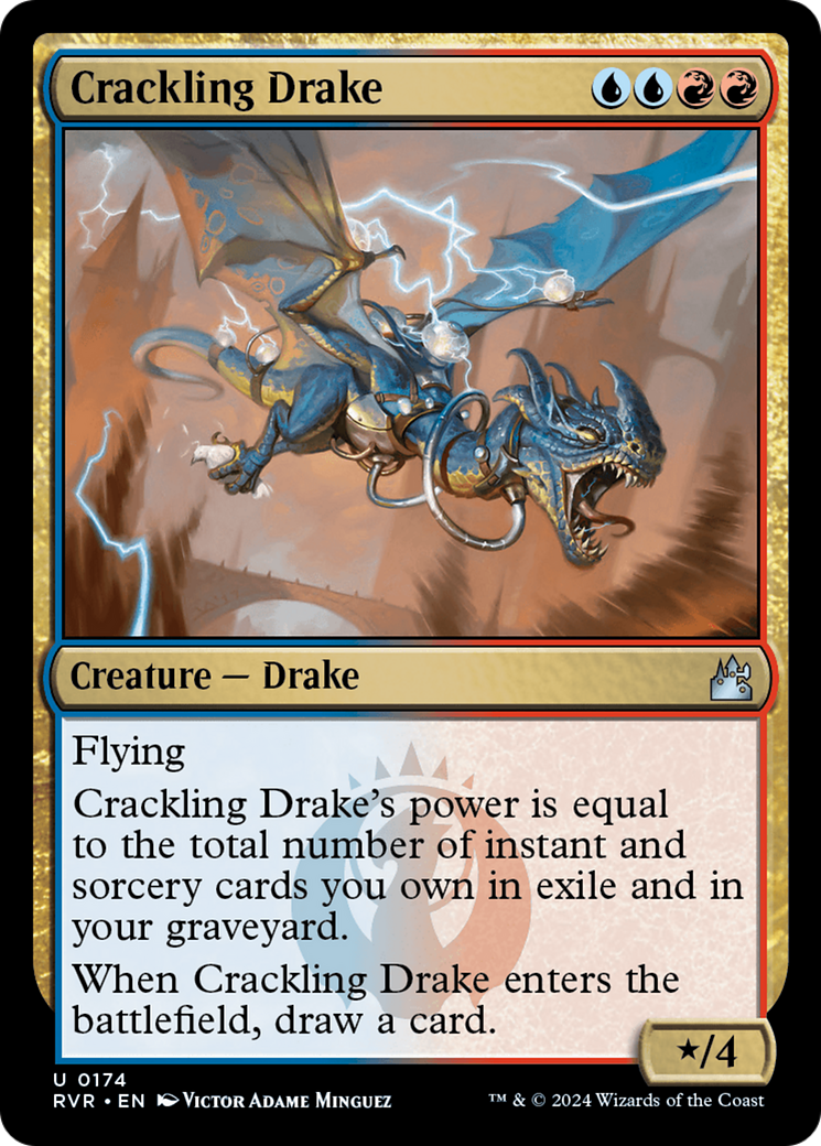 Crackling Drake [Ravnica Remastered] | Exor Games Truro