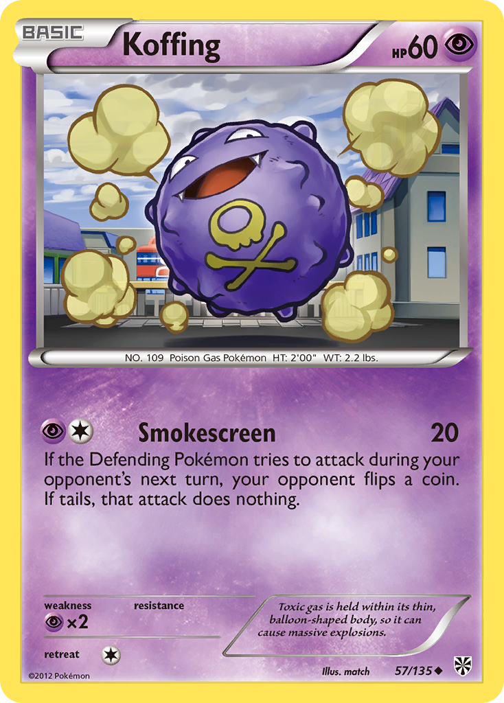 Koffing (57/135) [Black & White: Plasma Storm] | Exor Games Truro