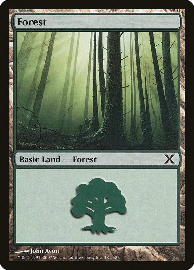 Forest (381) [Tenth Edition] | Exor Games Truro