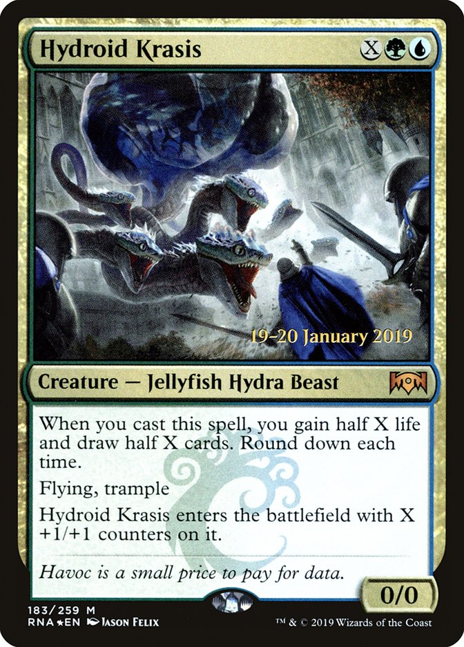 Hydroid Krasis [Ravnica Allegiance Prerelease Promos] | Exor Games Truro