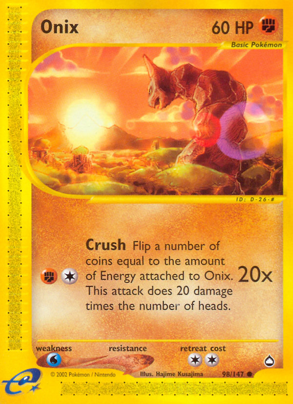 Onix (98/147) [Aquapolis] | Exor Games Truro