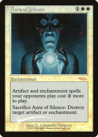 Aura of Silence [Friday Night Magic 2002] | Exor Games Truro