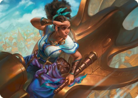 Talas Lookout Art Card [Dominaria United Art Series] | Exor Games Truro