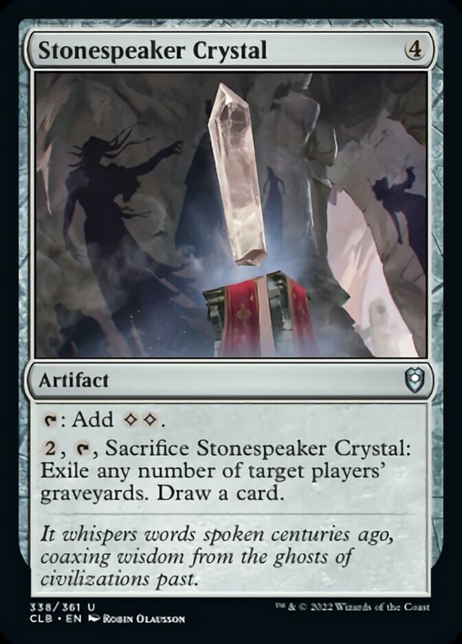 Stonespeaker Crystal [Commander Legends: Battle for Baldur's Gate] | Exor Games Truro