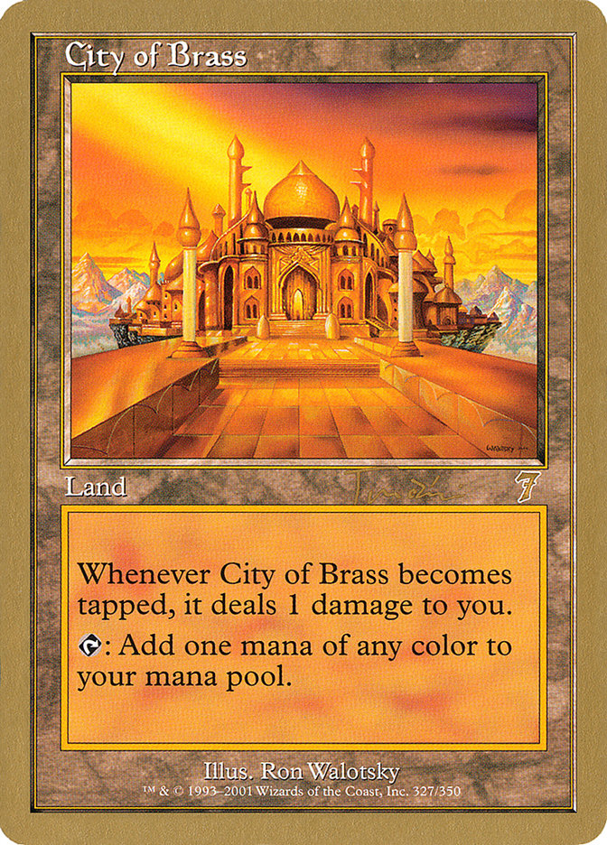 City of Brass (Jan Tomcani) [World Championship Decks 2001] | Exor Games Truro