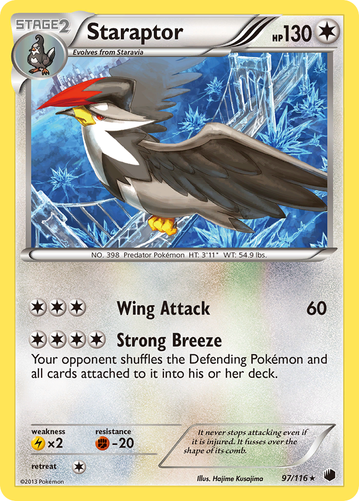 Staraptor (97/116) [Black & White: Plasma Freeze] | Exor Games Truro