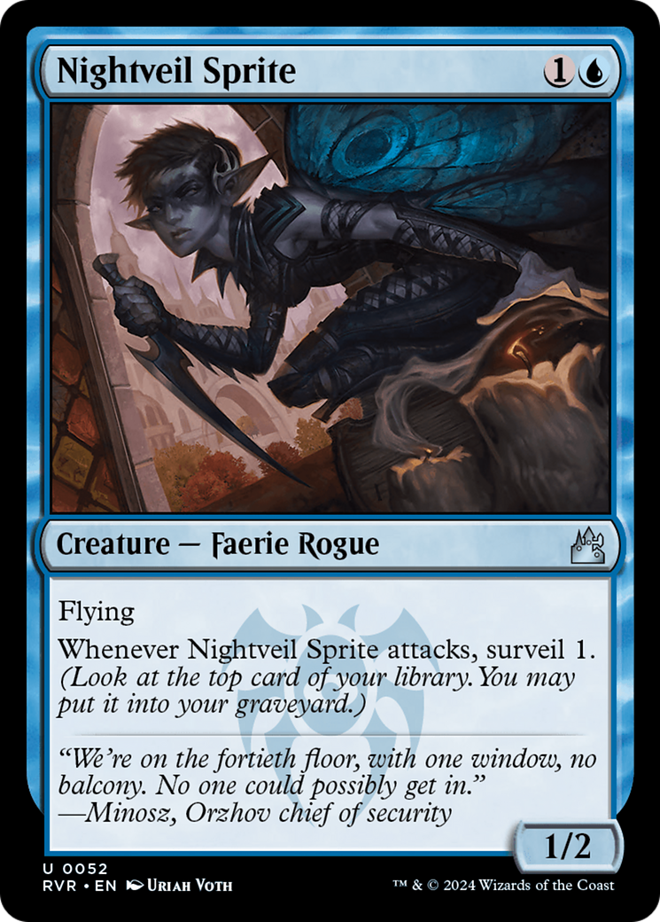 Nightveil Sprite [Ravnica Remastered] | Exor Games Truro