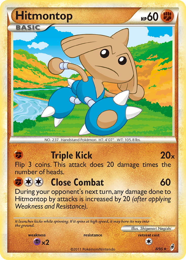 Hitmontop (8/95) [HeartGold & SoulSilver: Call of Legends] | Exor Games Truro