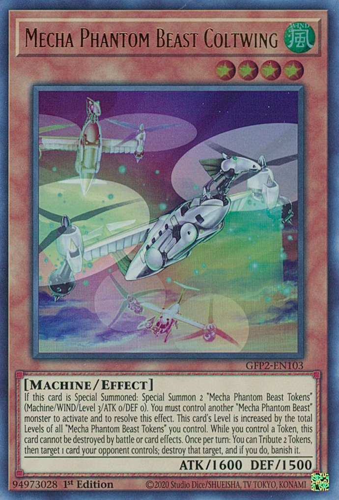 Mecha Phantom Beast Coltwing [GFP2-EN103] Ultra Rare | Exor Games Truro