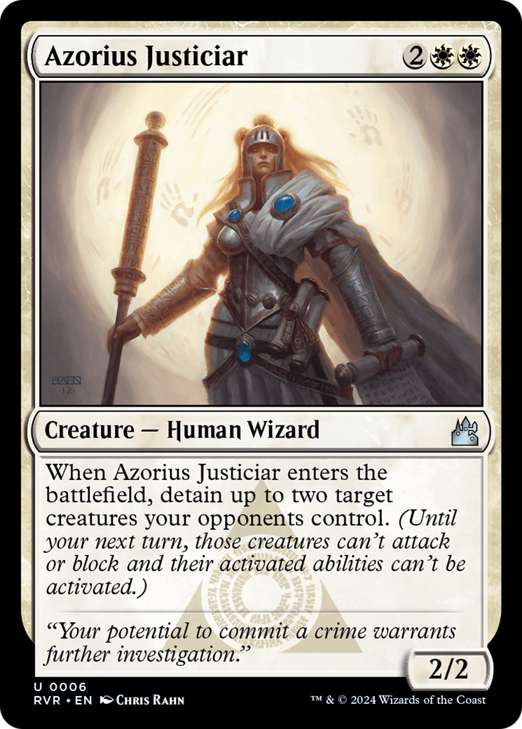 Azorius Justiciar [Ravnica Remastered] | Exor Games Truro